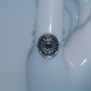 Bohemian Style Ring - Purple Sun